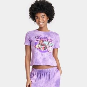 Bratz Sasha Purple Tie Dye Graphic Tee
